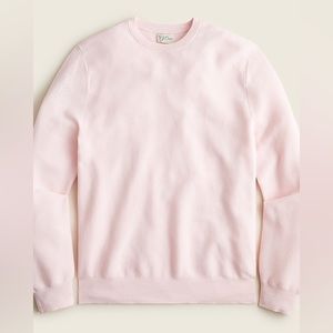 Knit By J Crew Crew Neck Sweater in Garter Stitch XL (16) Pale Pink